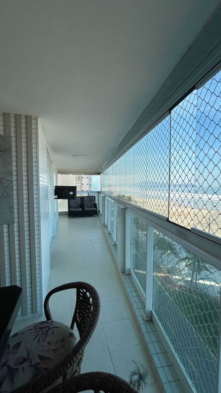 Foto 5 do Apartamento Apartamento Frente Mar Exclusivo com 177m² e Vista Panorâmica Para o MAR na Aviação – Praia Grande/SP