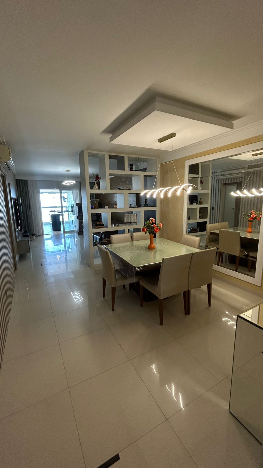 Foto principal do Apartamento Apartamento Frente Mar Exclusivo com 177m² e Vista Panorâmica Para o MAR na Aviação – Praia Grande/SP